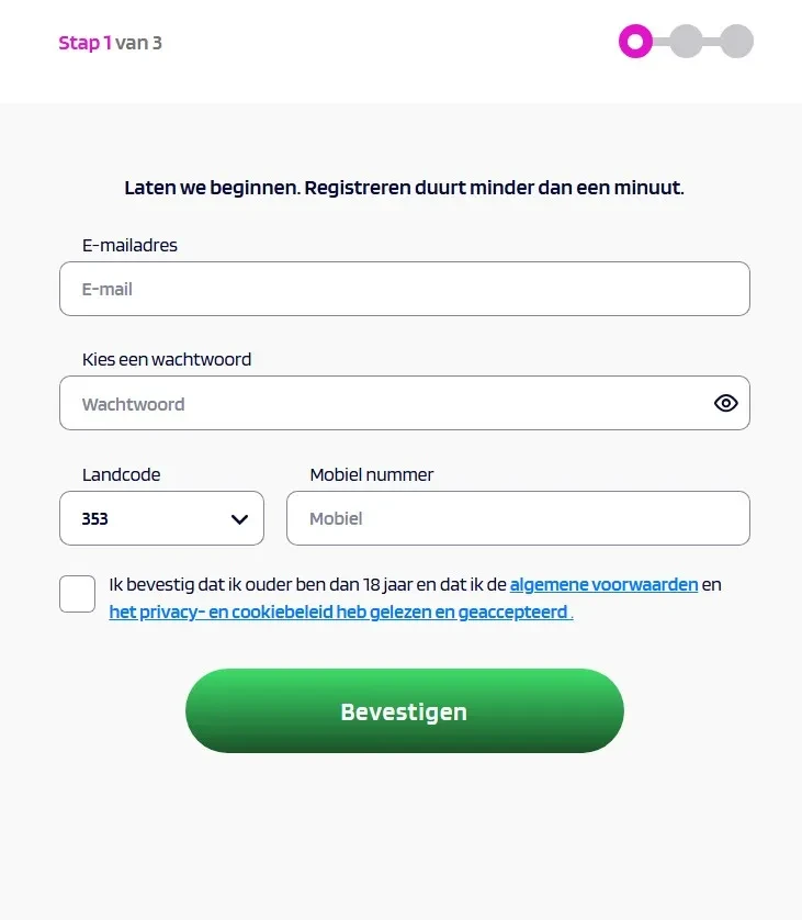 Registratie en verificatie