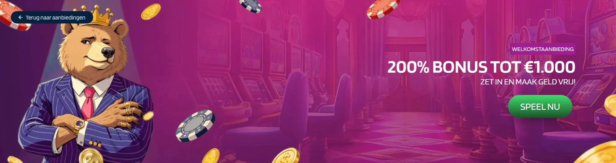 De welkomstbonus van OhaCasino